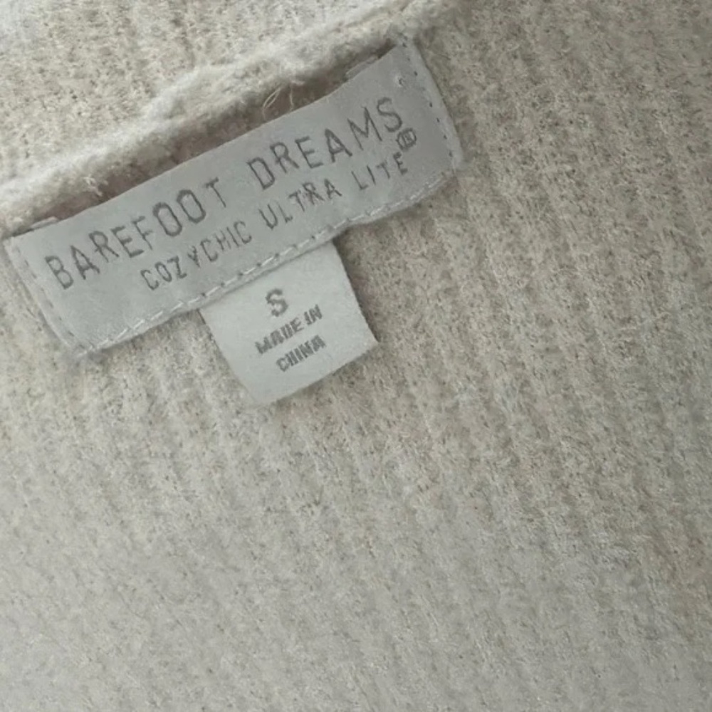 BAREFOOT DREAMS CozyChic Ultra Lite® Cocoon Long Cardi - Sand Dune - Picture 4 of 8